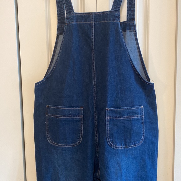 Blue denim dungaree/overalls - Picture 4 of 7